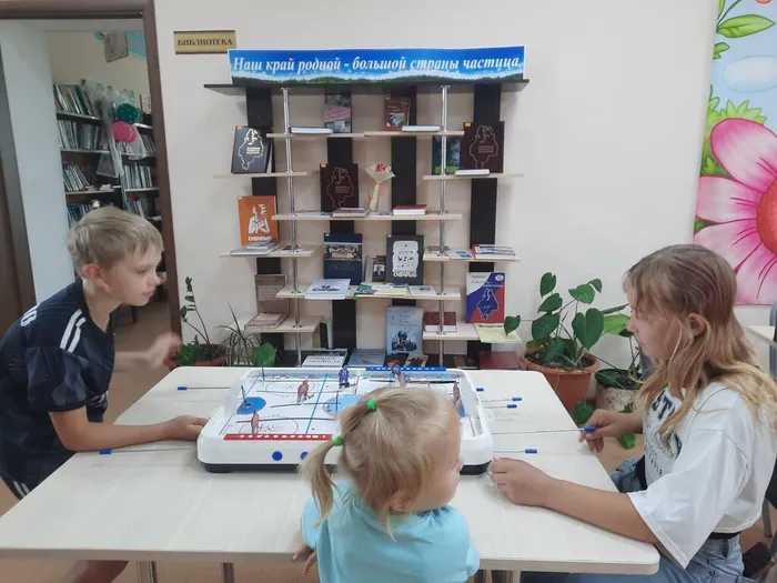Иван и Лилия ведут хоккейный турнир