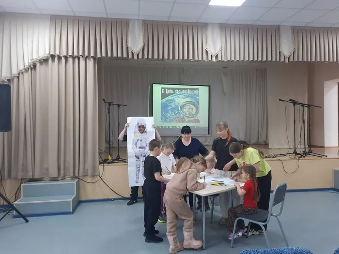 момент мероприятия Дорога в космос