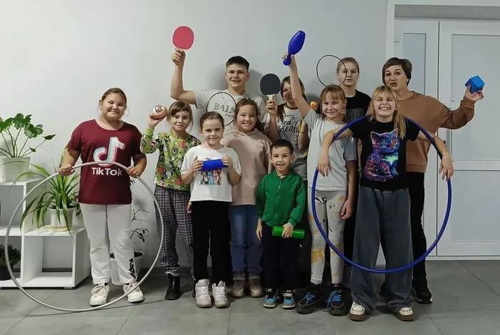 участники спортивно-игровой программы