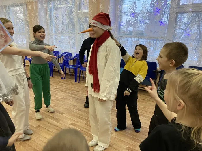 .в гости к снеговику