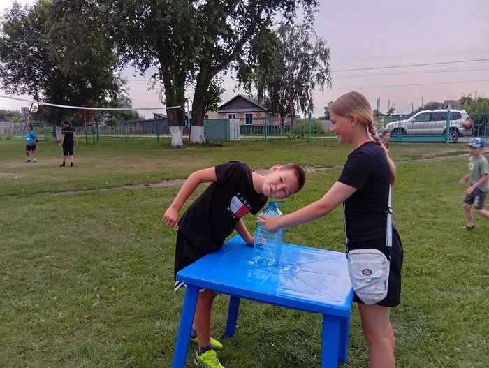 конкурс на ловкость.
