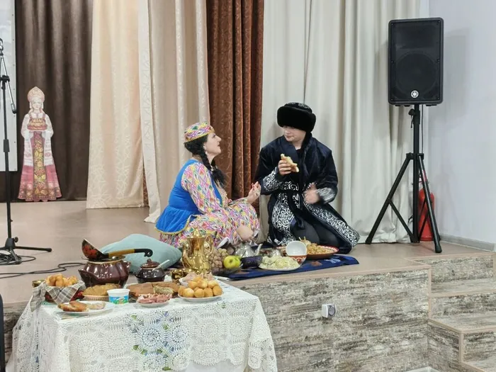 гульнара встречает гостя