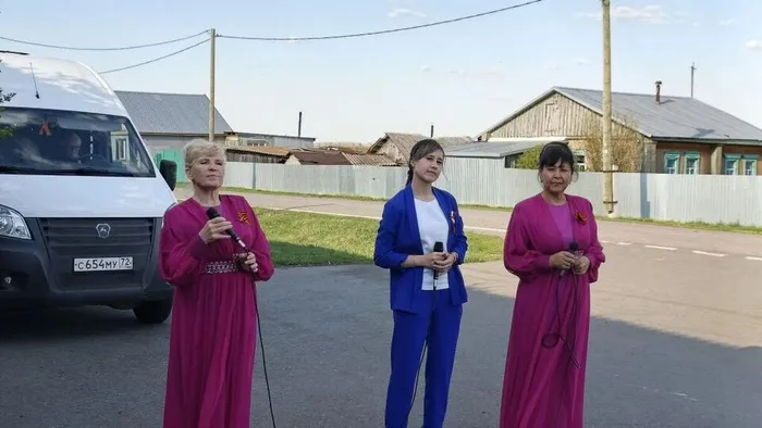 трио-выступление в д.Сладчанка