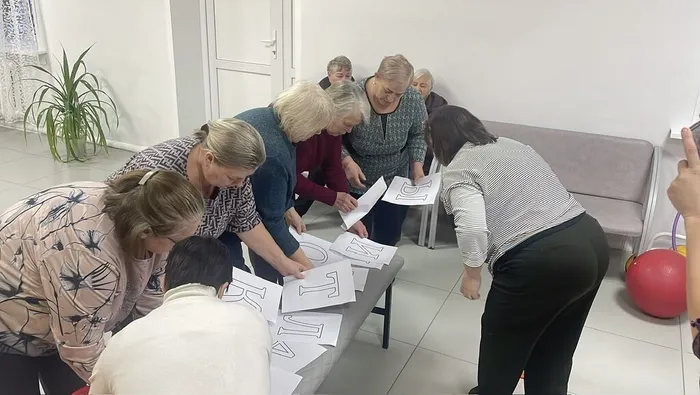 конкурс Собери слово.