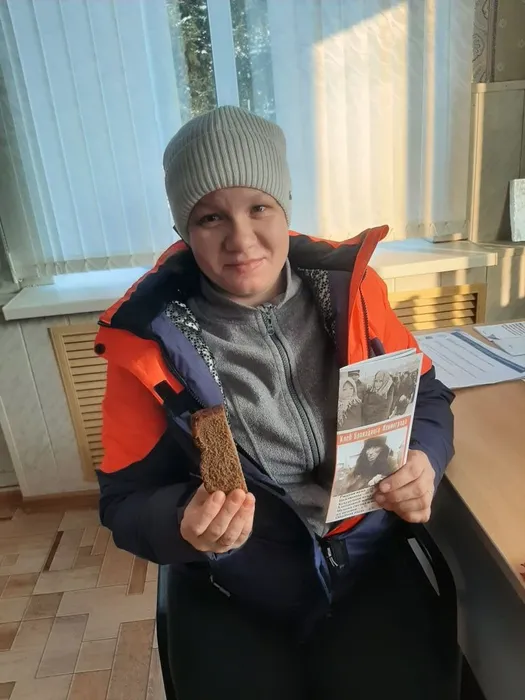 Участница акции