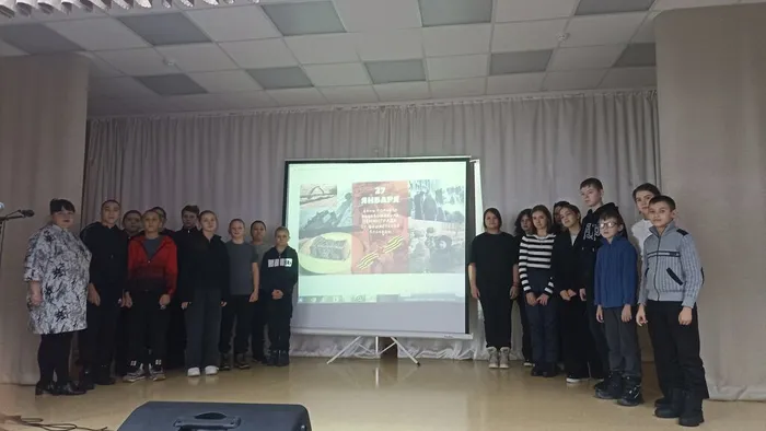 участники тематической беседы Блокада Ленинграда
