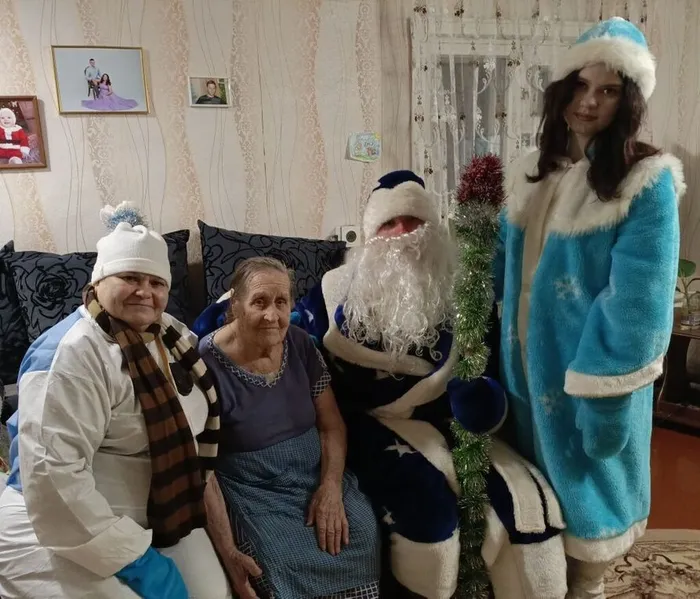 Поздравление труженицы тыла
