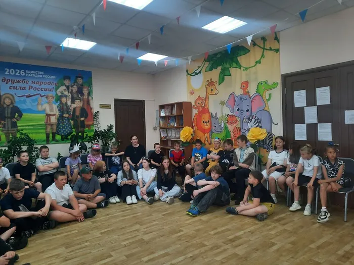 Ребята участвуют викторине