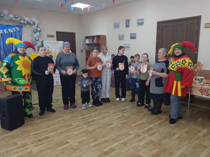 конкурс с буквами МАСЛЕНИЦА