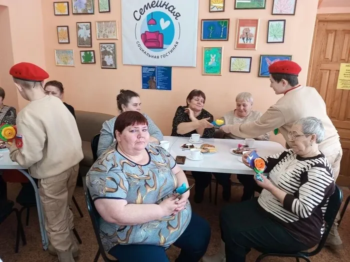 Подарки от Юнармейцев