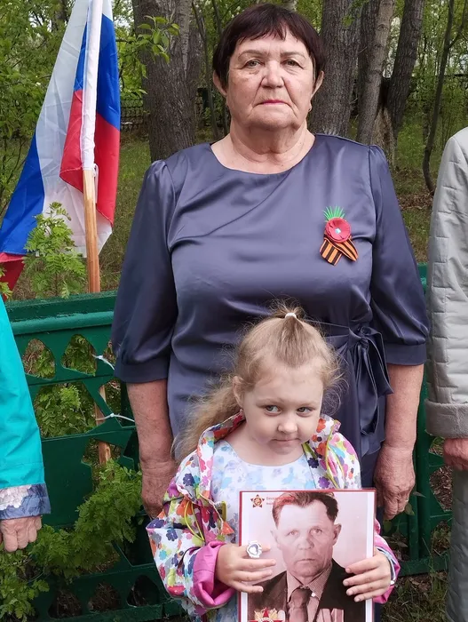 Т.Козыренко с правнучкой