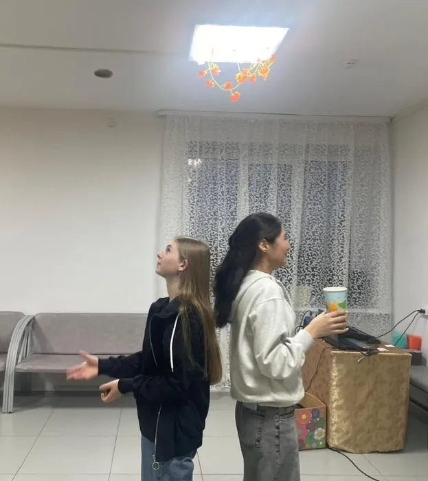 Конкурс Летающие шишки.