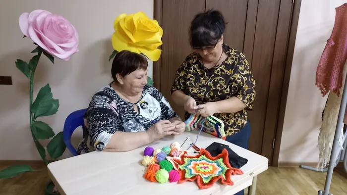 мастер-класс вязание крючком, акция Ночь искусств.