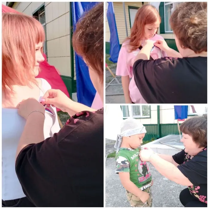 повязываем ленты