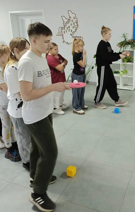 участники готовятся к эстафете